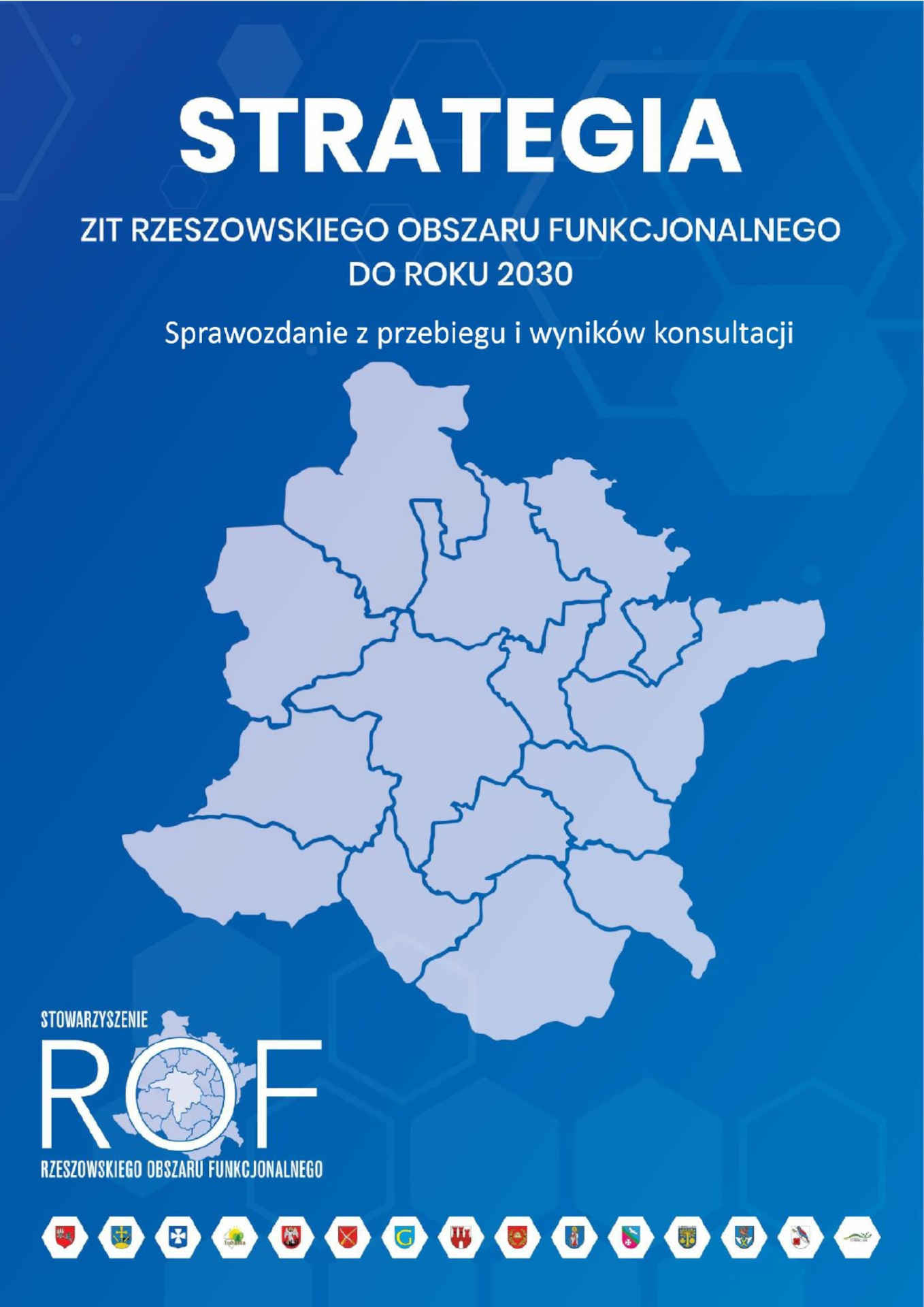 Plakat sprawozdania z konsultacji strategii ZIT ROF 2030